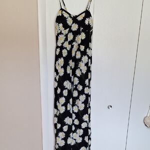 Floral Black Maxi Dress